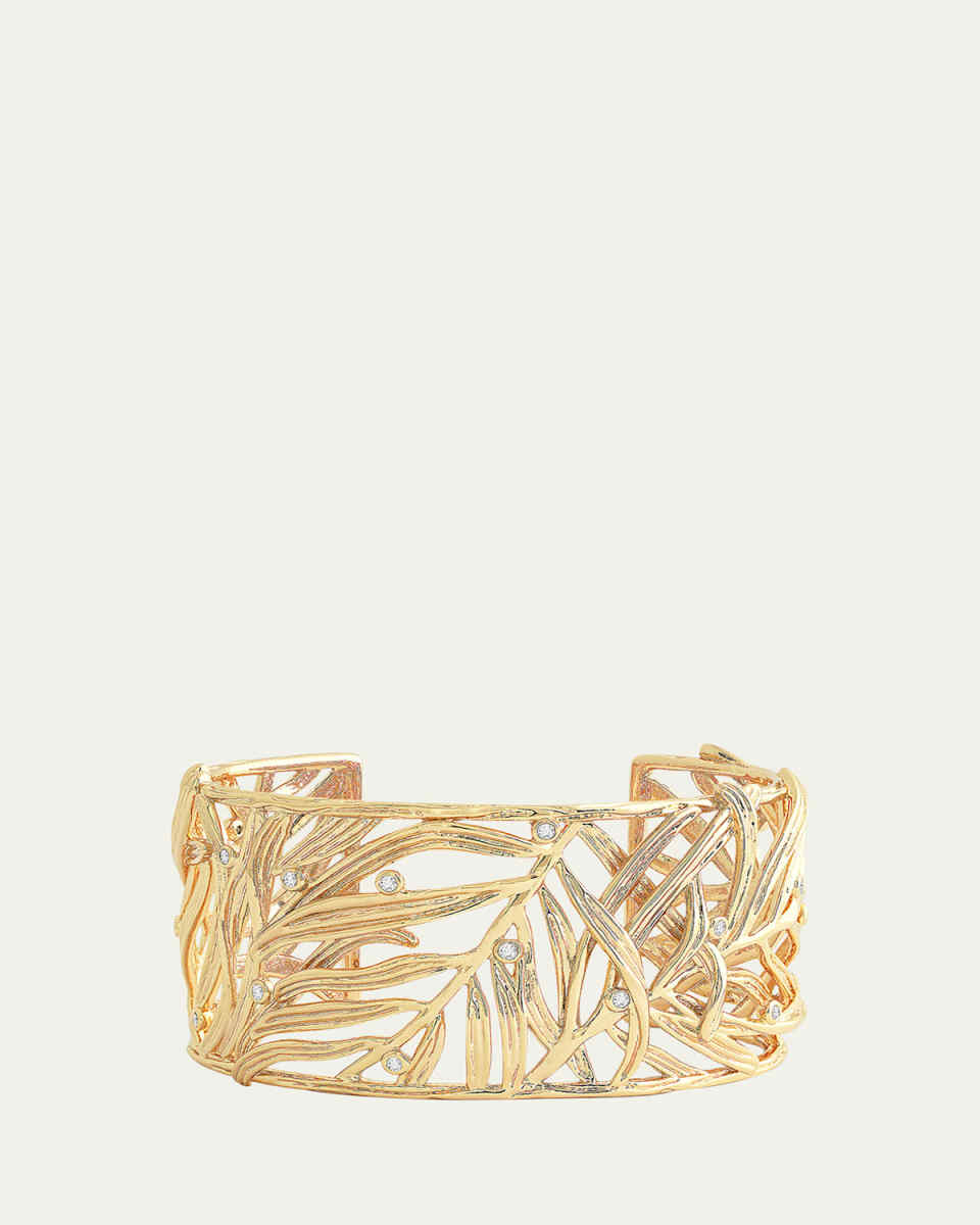 Palm Leaves Cuff